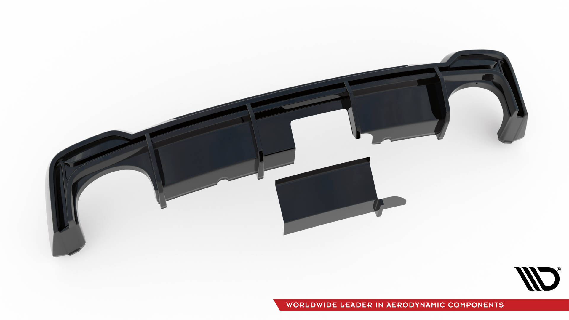 Street+ Heck Ansatz Diffusor passend für Audi RS7 C8 mit AHK